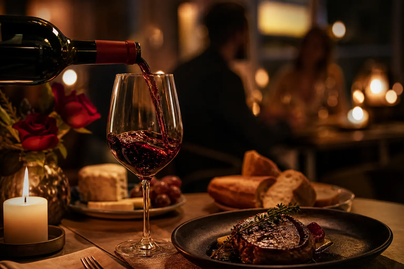 Service du vin à Riva Maison